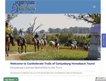 Tablet Screenshot of confederatetrails.com